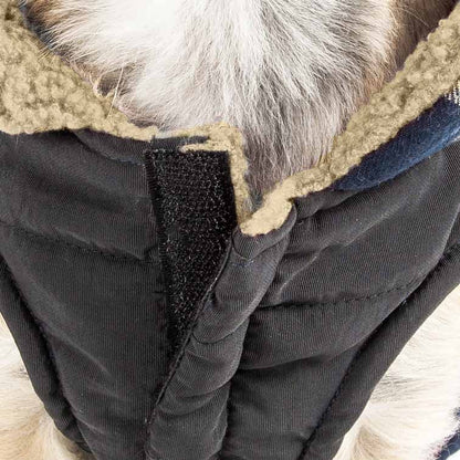 Purrfect Pet Kingdom Warm Winter Dog Jackets Plaid Coat Purrfect Pet Kingdom