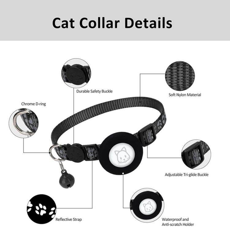 Purrfect Pet Kingdom Reflective Cat Collar with Bell Purrfect Pet Kingdom