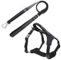 Purrfect Pet Kingdom Adjustable Dog Harness for Walking Small Black Purrfect Pet Kingdom