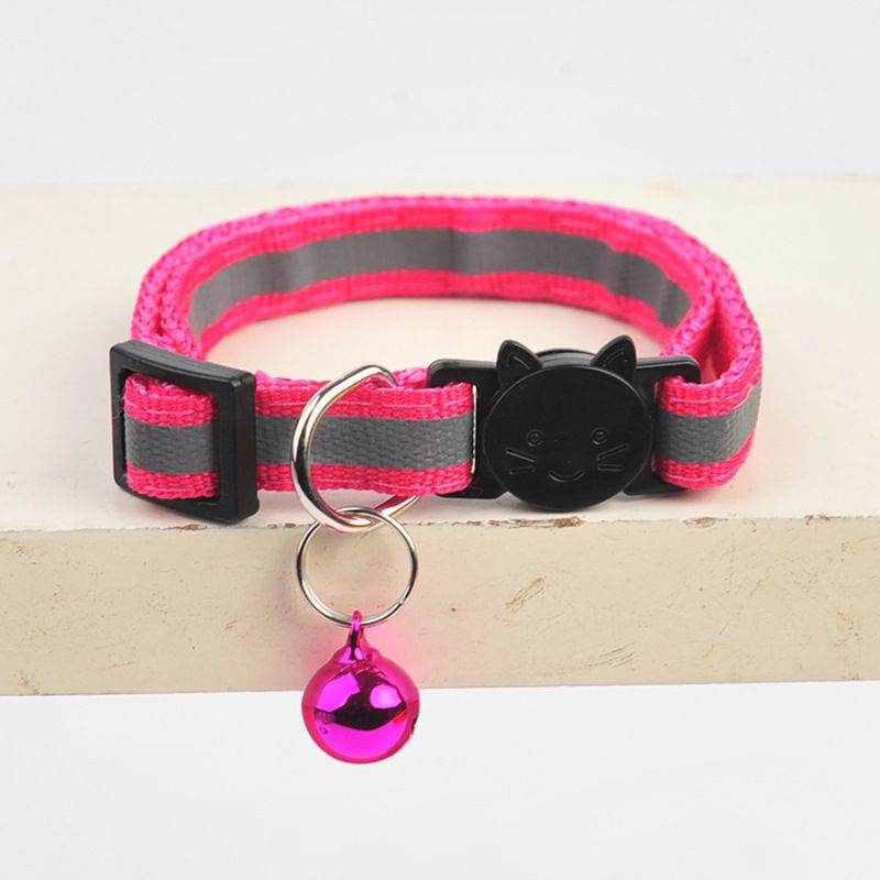 Purrfect Pet Kingdom Adjustable Reflective Collar for Pets Reflective Pink Purrfect Pet Kingdom
