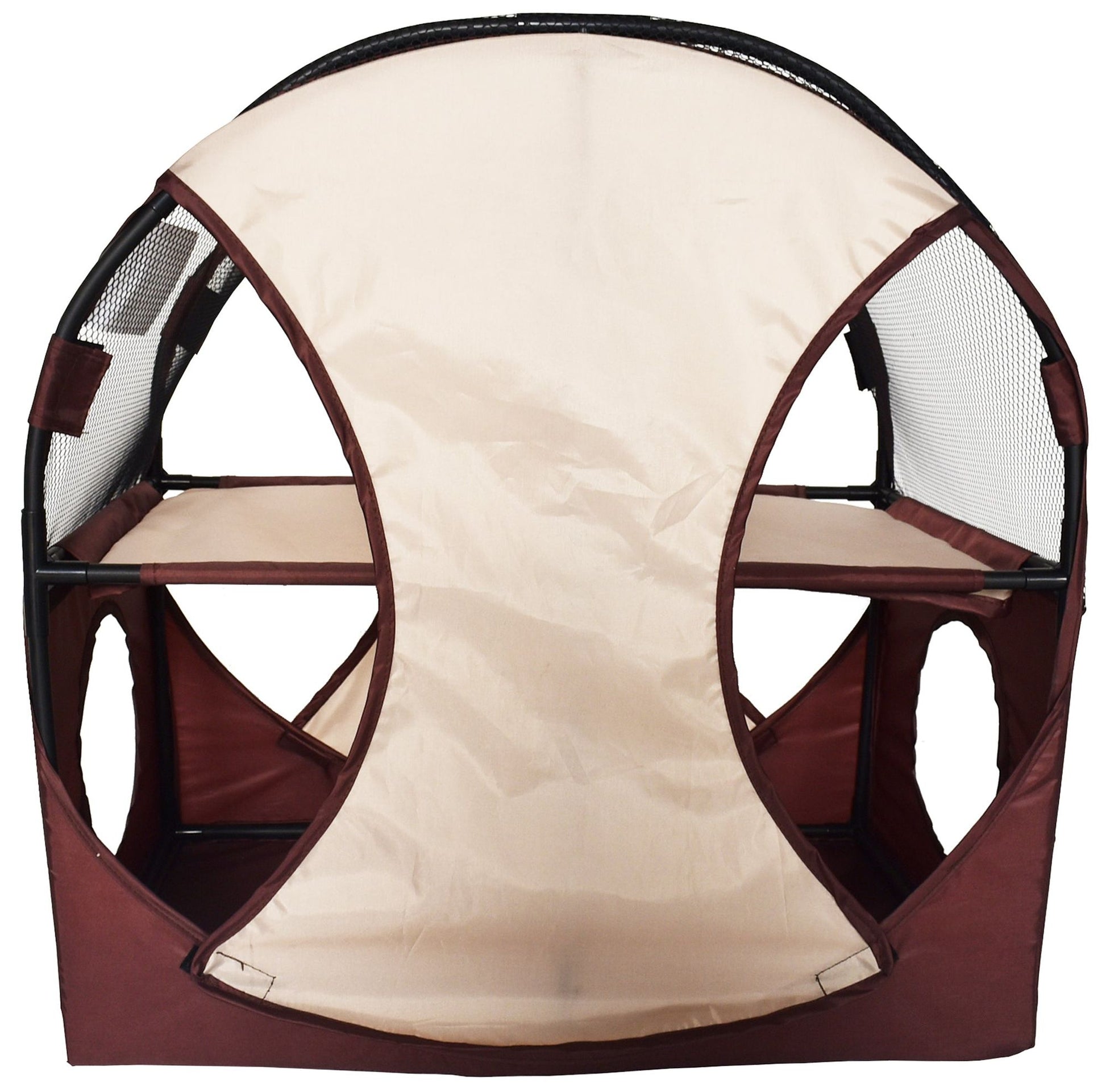 Purrfect Pet Kingdom Collapsible Cat House with Tunnel Purrfect Pet Kingdom