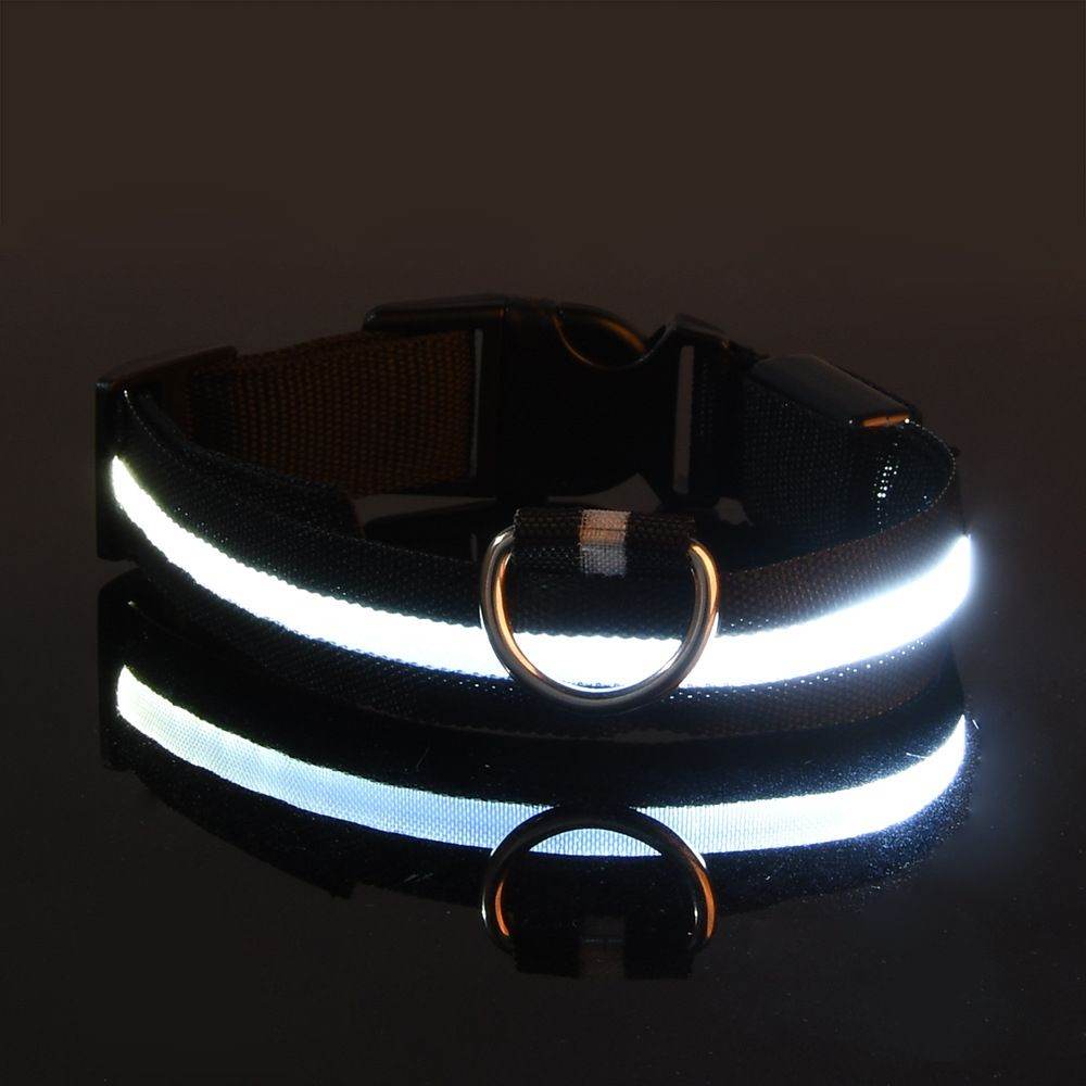 Purrfect Pet Kingdom Light Up Pet Collar for Nighttime Walks Purrfect Pet Kingdom