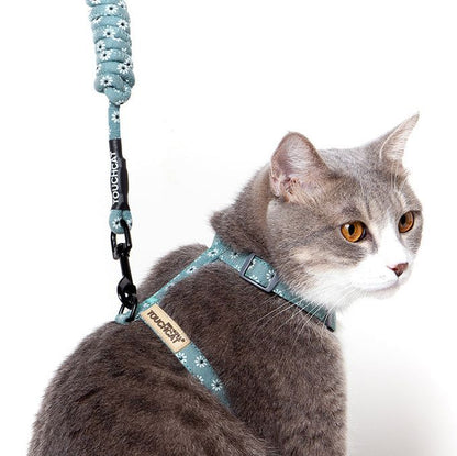 Purrfect Pet Kingdom Adjustable Harness for Cats - No-Pull, Floral Purrfect Pet Kingdom