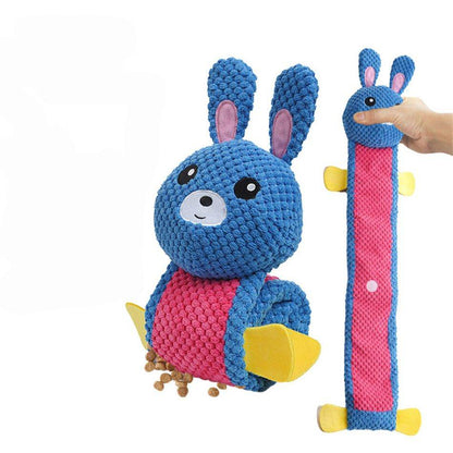 Purrfect Pet Kingdom Squeaky Interactive Dog Toy Bunny Purrfect Pet Kingdom