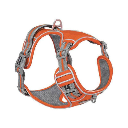 Purrfect Pet Kingdom Dog Harness for Active Dogs - No-Pull, Adjustable Xl Orange Purrfect Pet Kingdom