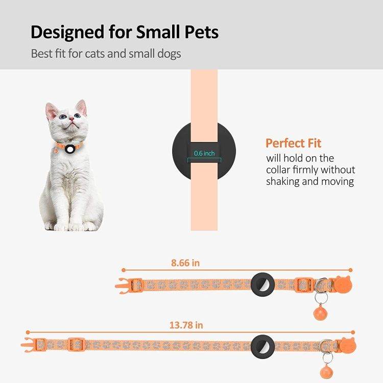 Purrfect Pet Kingdom Reflective Cat Collar with Bell Purrfect Pet Kingdom