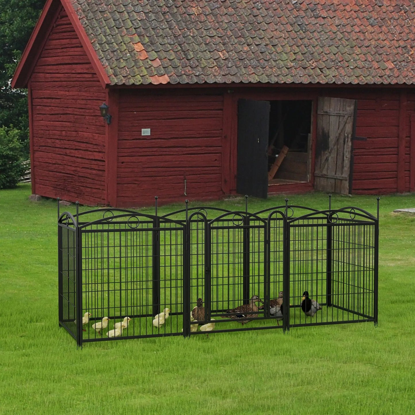 Purrfect Pet Kingdom Heavy Duty Dog Playpen - Durable & Spacious Purrfect Pet Kingdom