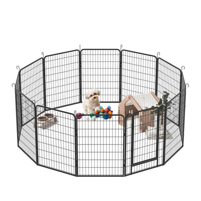 Purrfect Pet Kingdom Heavy Duty Dog Playpen Fence for Indoor and Outdoor Use Purrfect Pet Kingdom