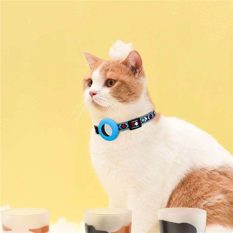 Purrfect Pet Kingdom Stylish AirTag Pet Collar with Bell Purrfect Pet Kingdom