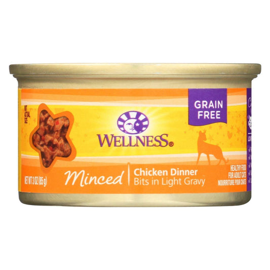 Wellness Cat Food Chicken Dinner - Chicken Dinner - Case of 24 - 3 Oz. Purrfect Pet Kingdom 