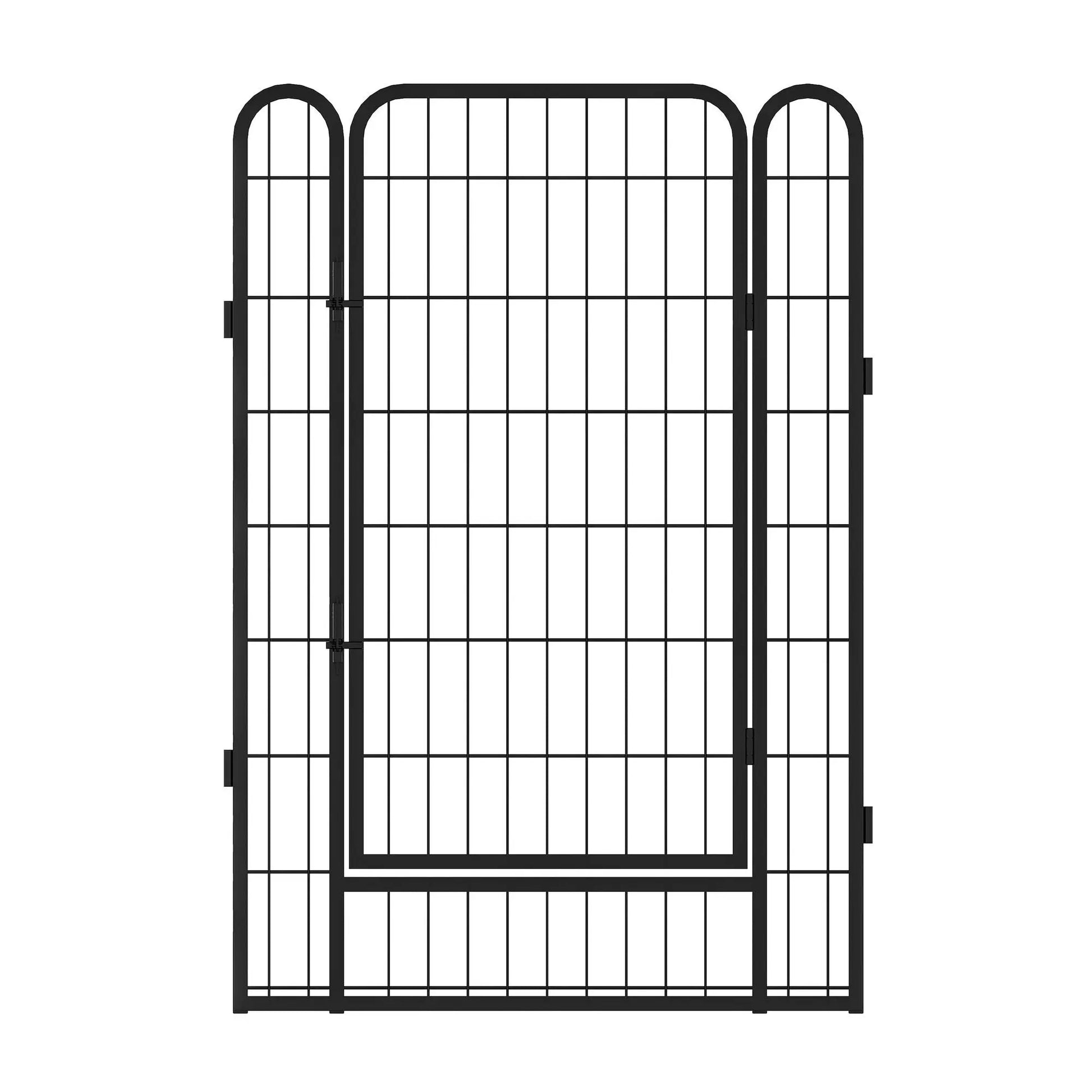 Purrfect Pet Kingdom Heavy Duty Dog Playpen Fence for Indoor and Outdoor Use Purrfect Pet Kingdom