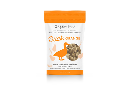 Green Juju Freeze Dried Duck Orange Whole Food Bites (7.5OZ)