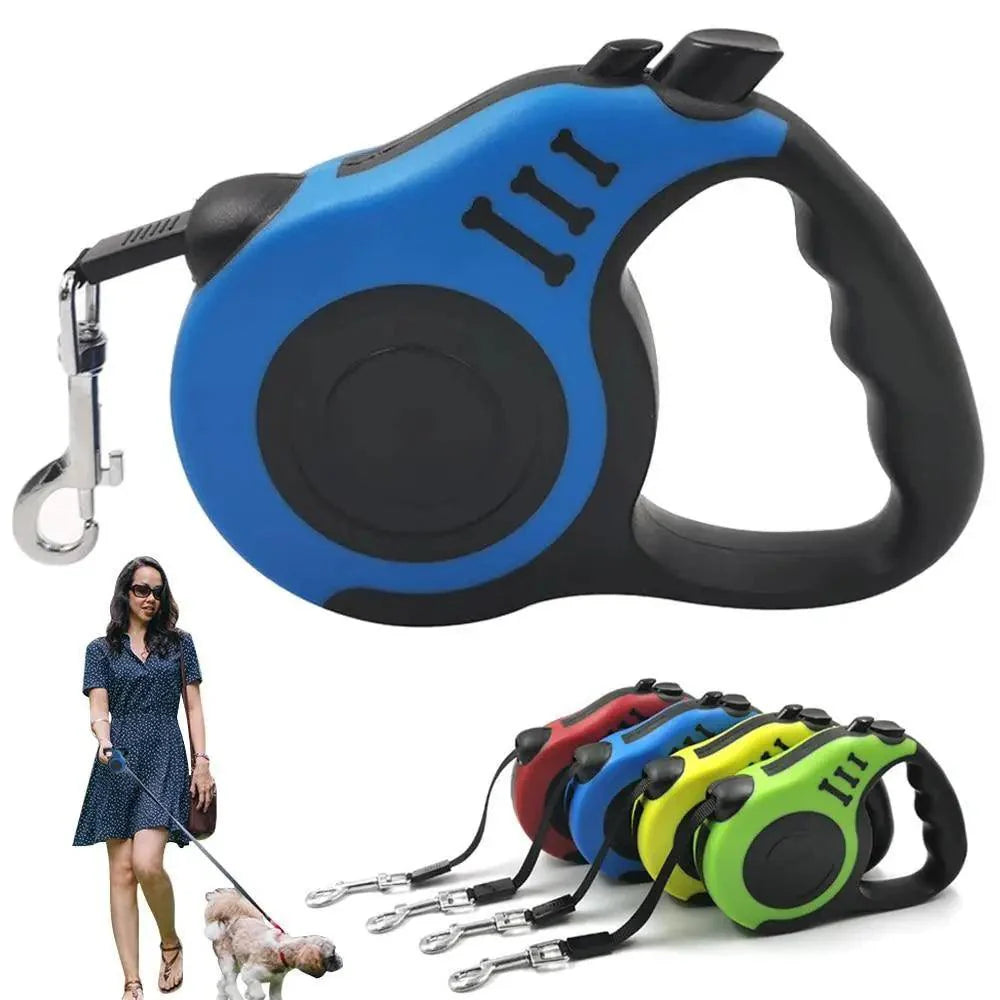 Durable Automatic Retractable Dog No Tangle Comfortable Grip Pet