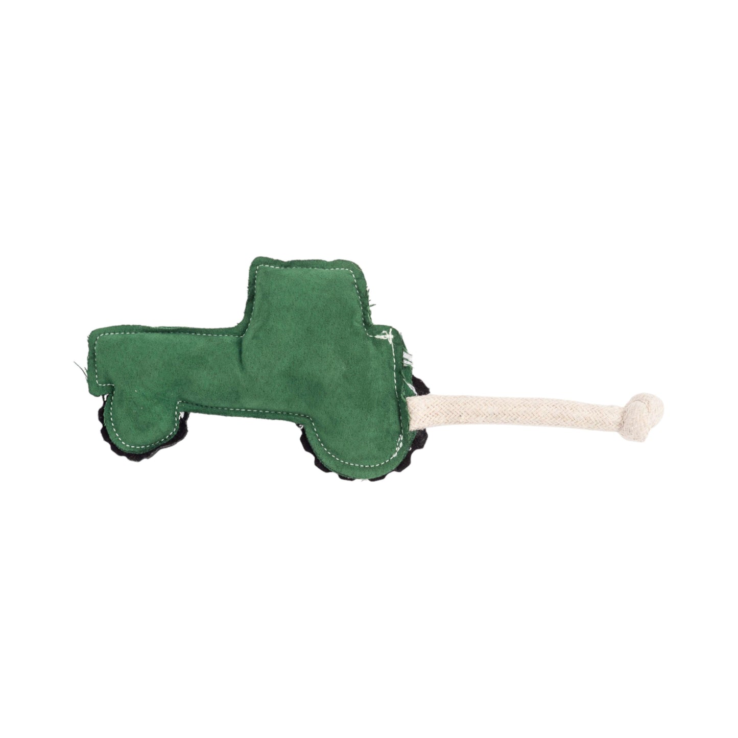 Purrfect Pet Kingdom durable chew toy for dogs in a green truck shape, perfect for playful pups