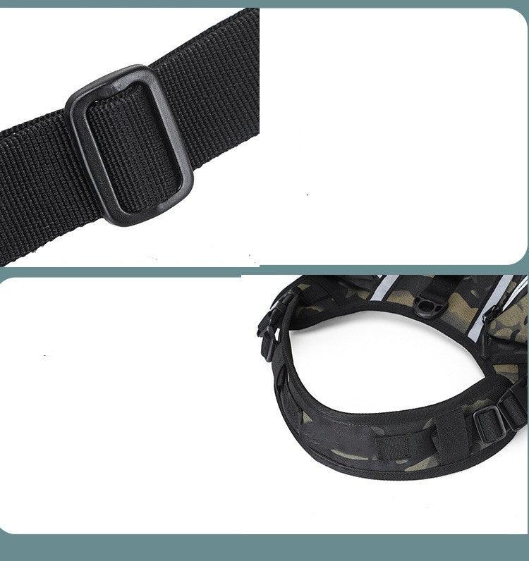 THRIXINE durable dog backpack for outdoors showing adjustable straps and sturdy buckles