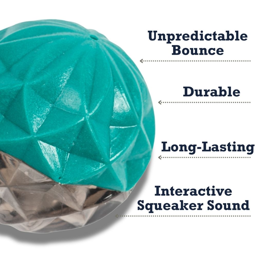 Dog Treats Country Living Geometric Textured Ball Chew Toy - gallery product image for dog treats
