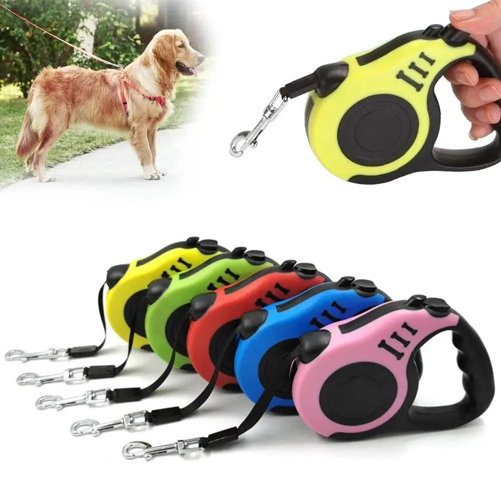 Durable Leash Automatic Retractable Nylon Dog Cat Lead Extension