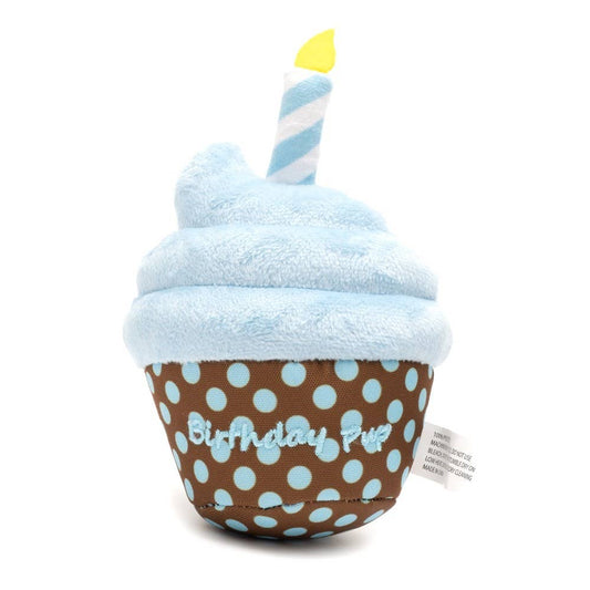 Birthday Pup Dog Toy - Blue