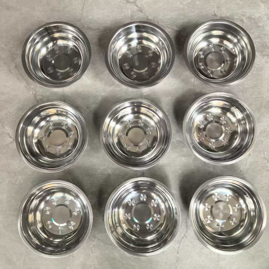 Pet Feeding Cat Food Pet Plate Stainless Steel Thickened