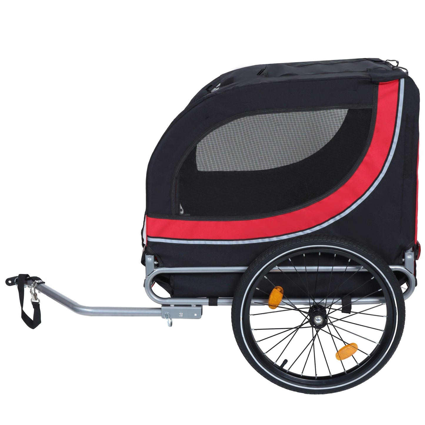 Large Folding Bike Trailer for Dogs ? 66LB Capacity All-Terr