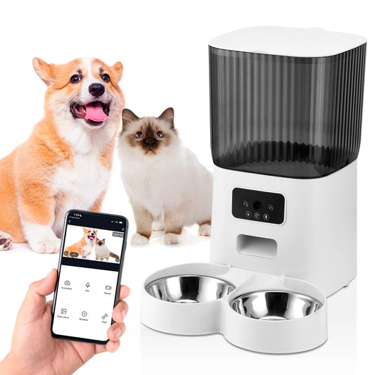Automatic Pet Feeder Camera WiFi APP Control - 5L Smart 🤖