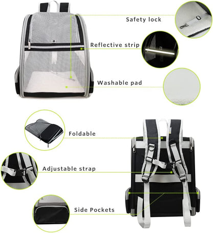 Pet Carrier Bubble Backpack Cats Dogs 100 G 🎒
