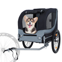 Large Folding Bike Trailer for Dogs – 66LB Capacity
