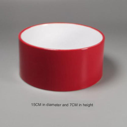 Tail Single Medium Anti-tip Neck Guard Cute Dog Bowl