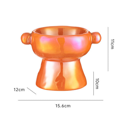 Ceramic Protection Cervical Vertebra Cat Food Basin