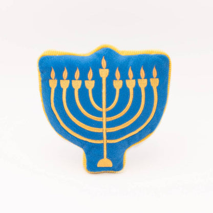 Hanukkah Squeakie Menorah Holiday Dog Toy