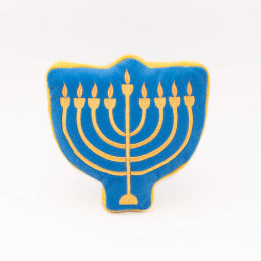 Hanukkah Squeakie Menorah Holiday Dog Toy