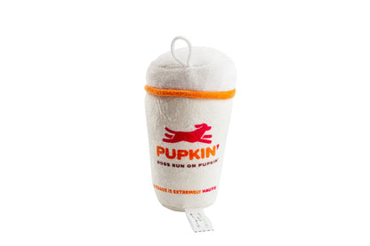 Pupkin' Donuts Hot Coffee Plush Dog Toy