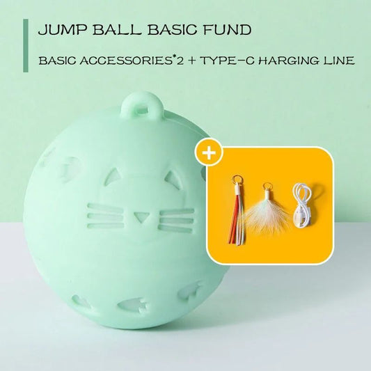 Crazy Ball Interactive Cat Toy Self-moving Kitten Jumping