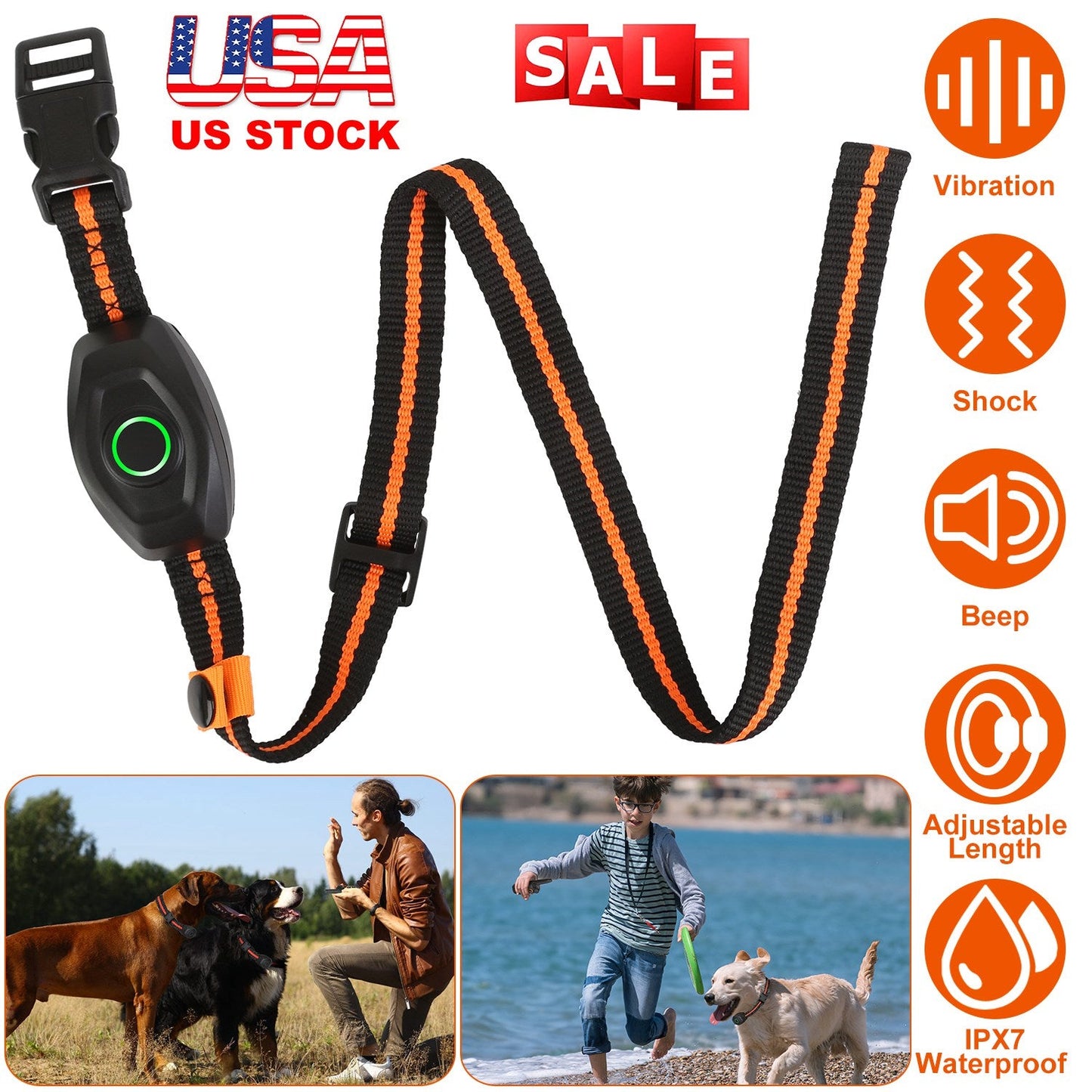 GBruno Waterproof Electric Dog Training Collar
