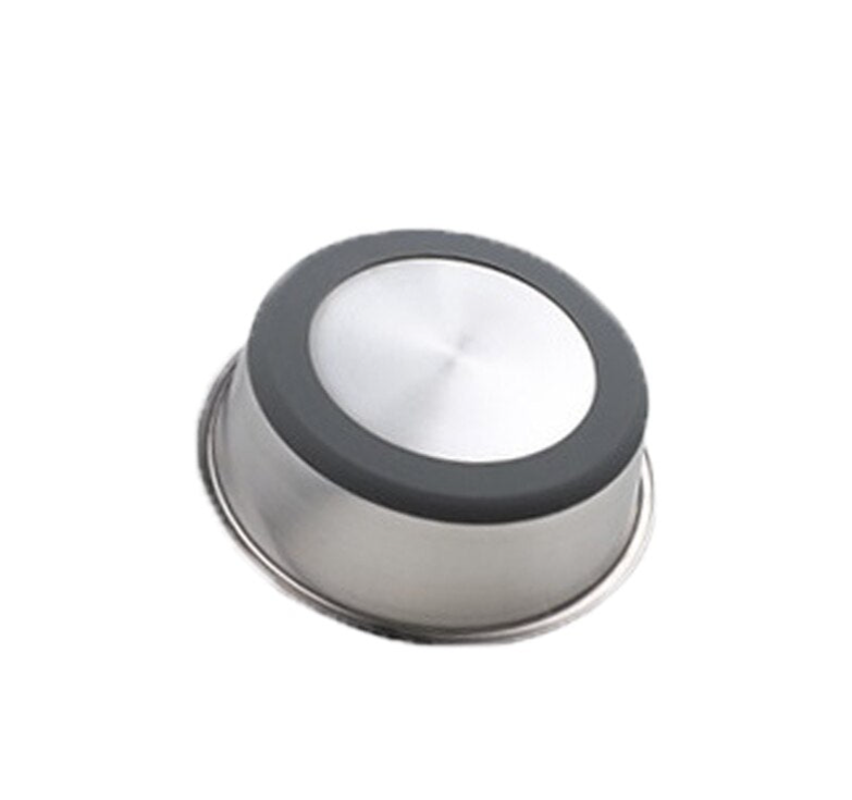 Silicone Pet Bowl Stainless Steel Dog Bowl Dog Food Bowl