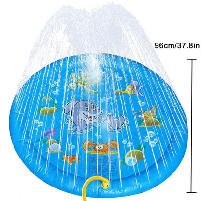 Dog Sprinkler Pad Cooling Mat Play Water Splash 💦