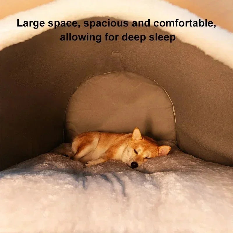 Winter Nest Pet Haven Cozy Warm Bed 🛏️
