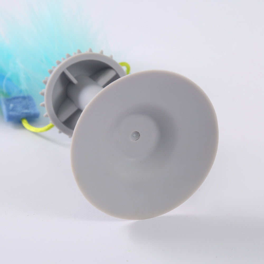 Pet Toys Relaxation Double Haired Prick Head Suction Cup Cat