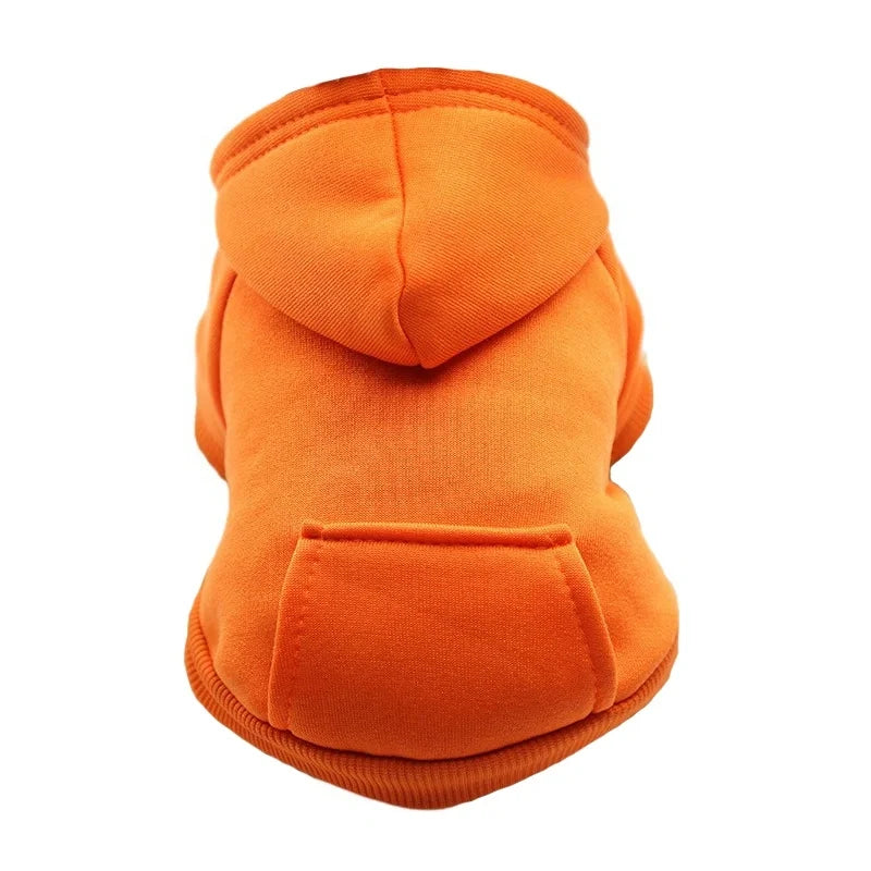 Winter Pet Dog Clothes Hoodies Warm Sweater with Pockets Coat Outfit Puppy Jacket Pet Costume Chihuahua Sweatshirt Pet Supplies