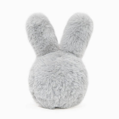 Farm Friendz Super Ball Grey Bunny Plush Dog Toy