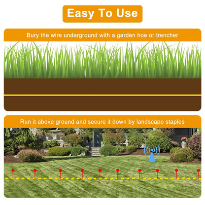 984 Feet 0.2in Dog Fence Wire Aluminum Boundary Wire for