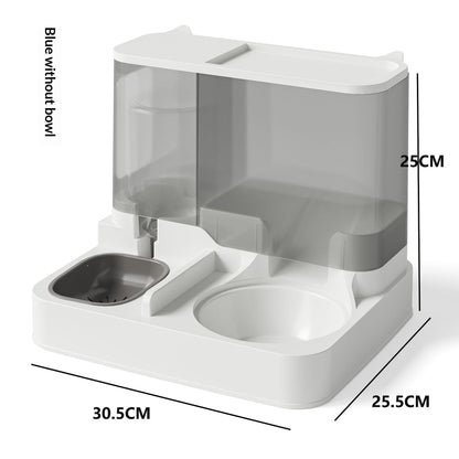 Smart Automatic Cat Feeder and Water Fountain Combo System