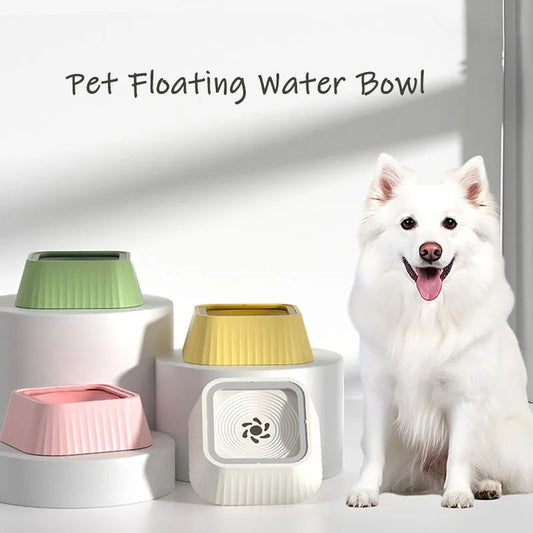 Pets Dog Cat Bowl Floating Bowl Water Drinker Not Wet Mouth
