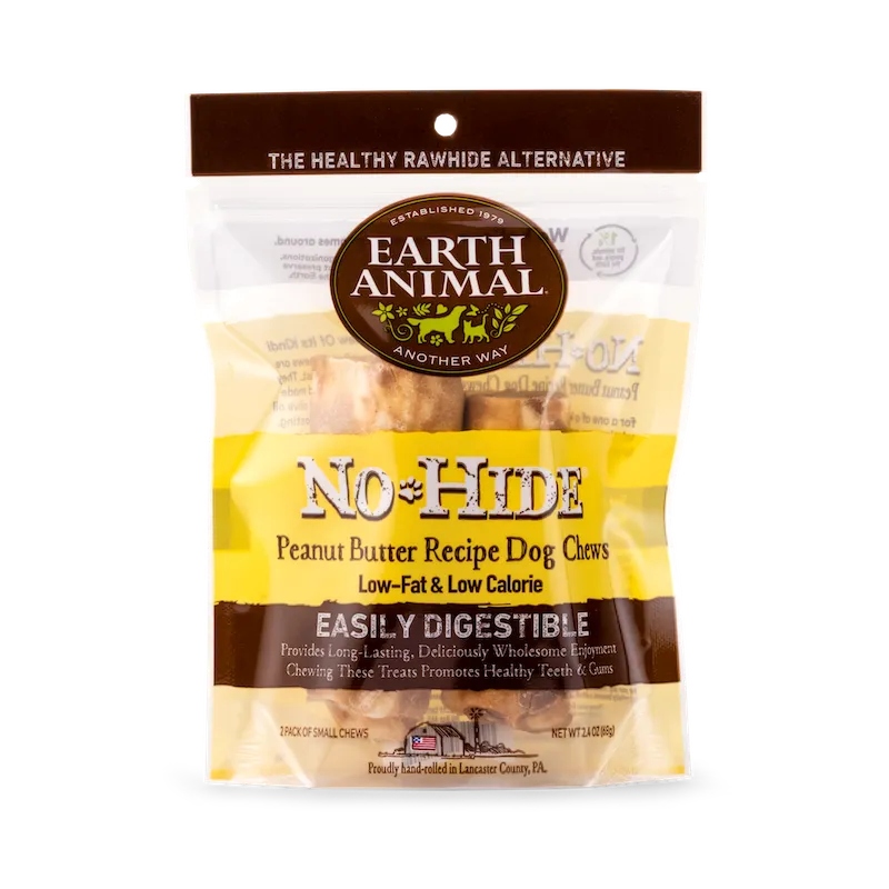 Earth Animal No Hide Peanut Butter Small Dog Treats (2pk) by Purrfect Pet Kingdom, 2.4oz, perfect for dogs, tasty and heal...