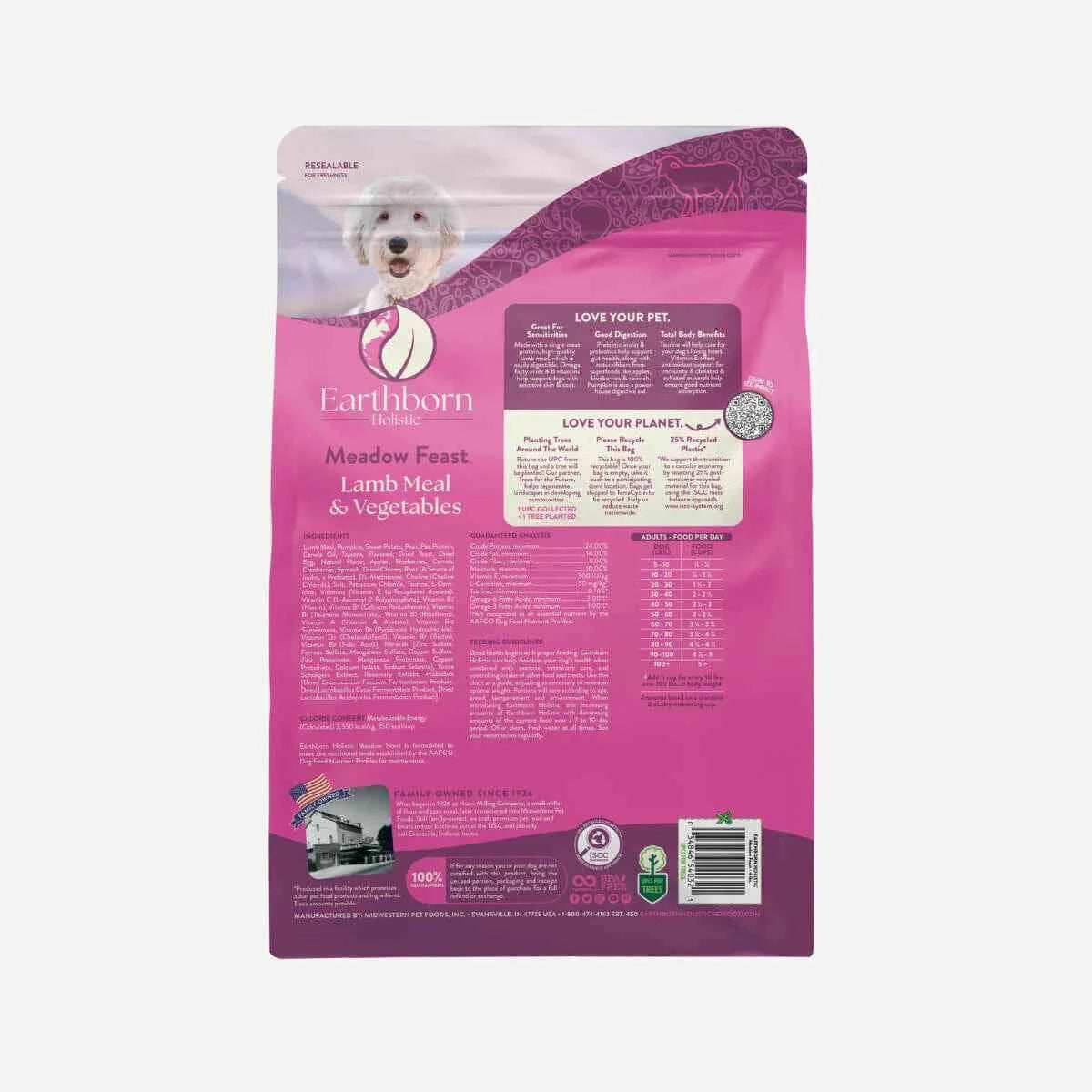 Grain Free Dog Food Lamb Recipe 4 Lb Premium 🐕