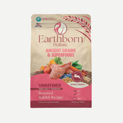 Dog Food Dry 4lb Rabbit Grain Free Ancient Recipe 👑