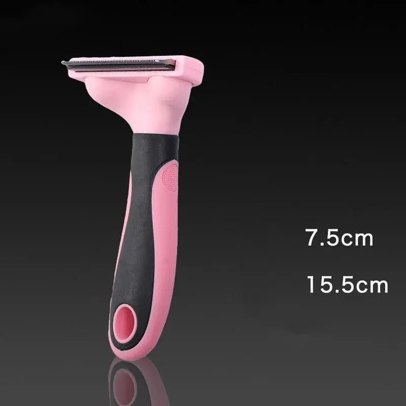 Purrfect Pet Kingdom Easy Clean Pet Hair Brush Groomer M Pink Purrfect Pet Kingdom