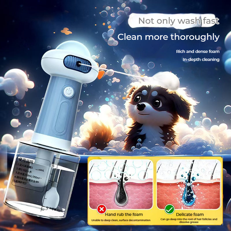 V.I.P Digital Presence easy home pet washing tool for thorough pet cleaning with rich foam