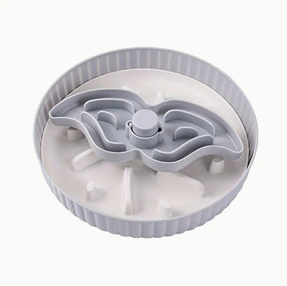 Pet Food Basin Rotating Game Board Anti-choke Silica Gel Pad