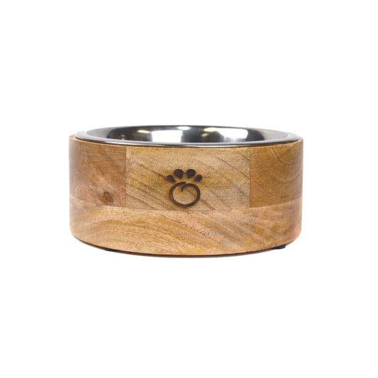 Mango Wood Bowl Single - Purrfect Pet Kingdom™
